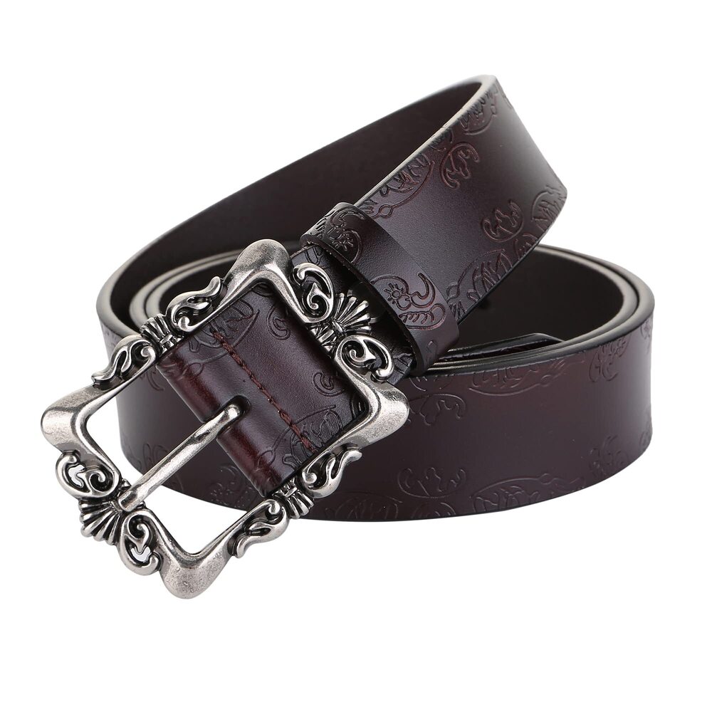 3165 Womens Belts For Jeans Dress Women Black Belt Goth Western Woman